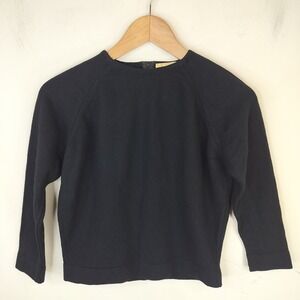 Vtg Dalton James Kenrob Wool Sweater Womens Small Cropped Back Zip Classic 60s